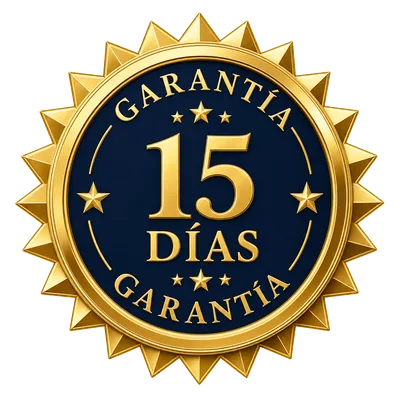 Sello de Garantía de 15 días · Satisfacción Total